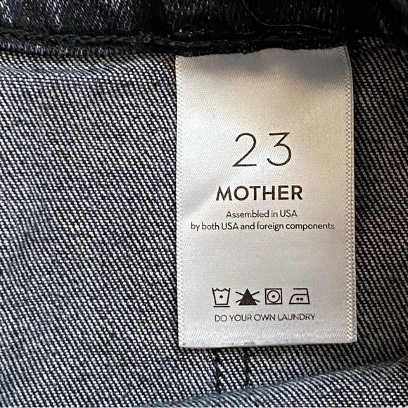 Mother The Wrapper Patch Springy Ankle Jeans in Train Wreck Size 23 - Picture 12 of 16